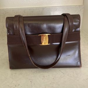 Salvatore Ferragamo shoulder bag.